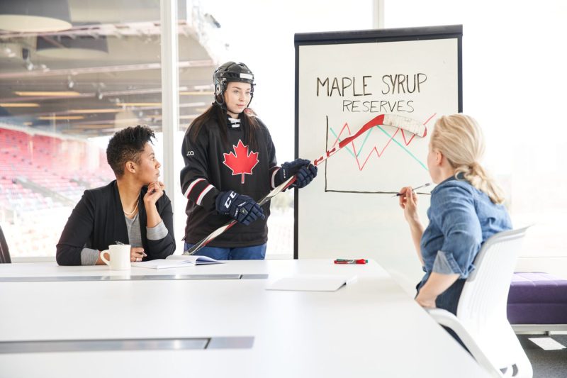 Hockey player reviews strategic maple syrup reserves